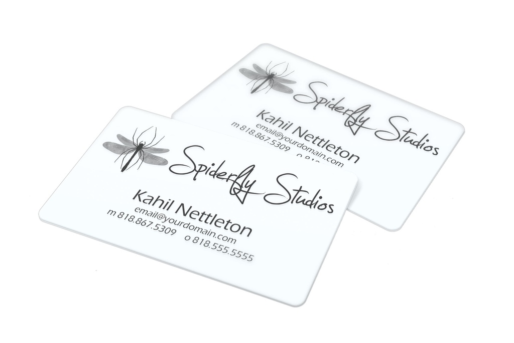 Pre-Perforated White Polyester Cards (Dry Toner/Laser)